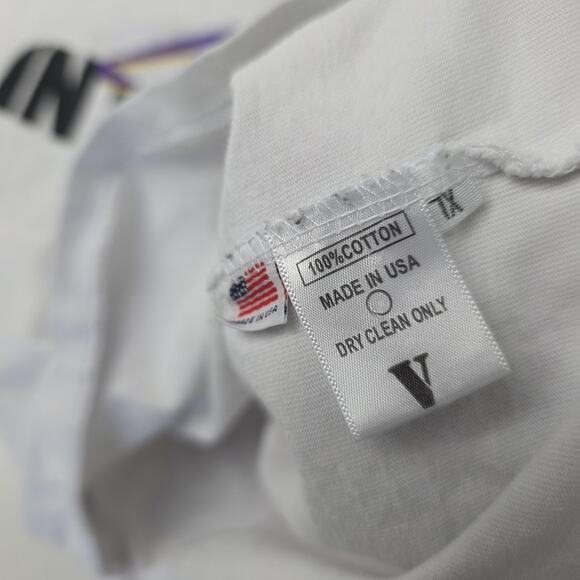 VLONE Good Intentions Shirt Mens‎ XL White NAV Album Doves Graphic Made USA - Picture 8 of 13